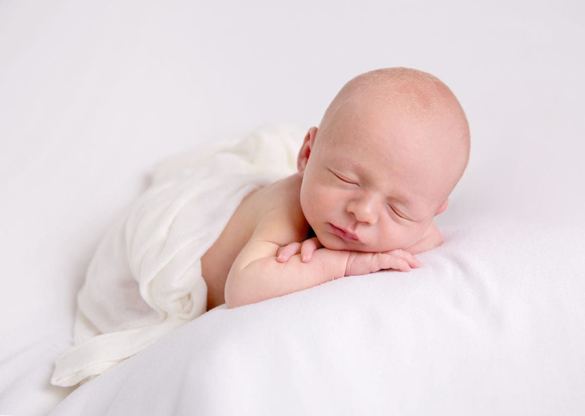 Portrait photography of tiny new born baby