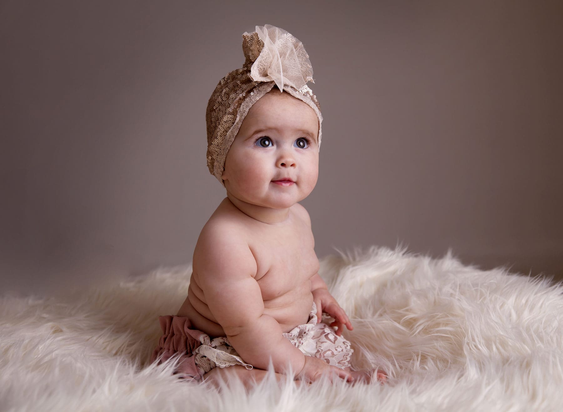 Beautiful baby photography portrait