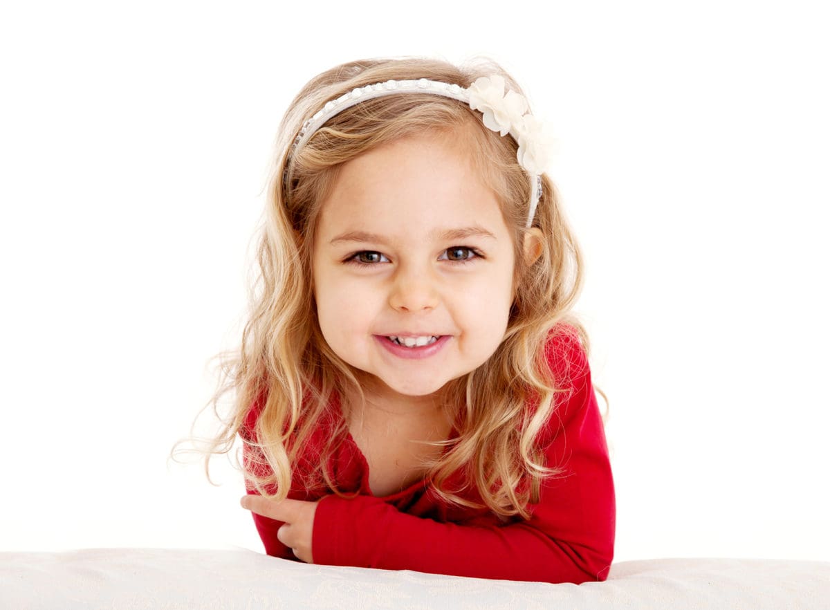 Image of a young child from a professional children’s portrait photoshoot