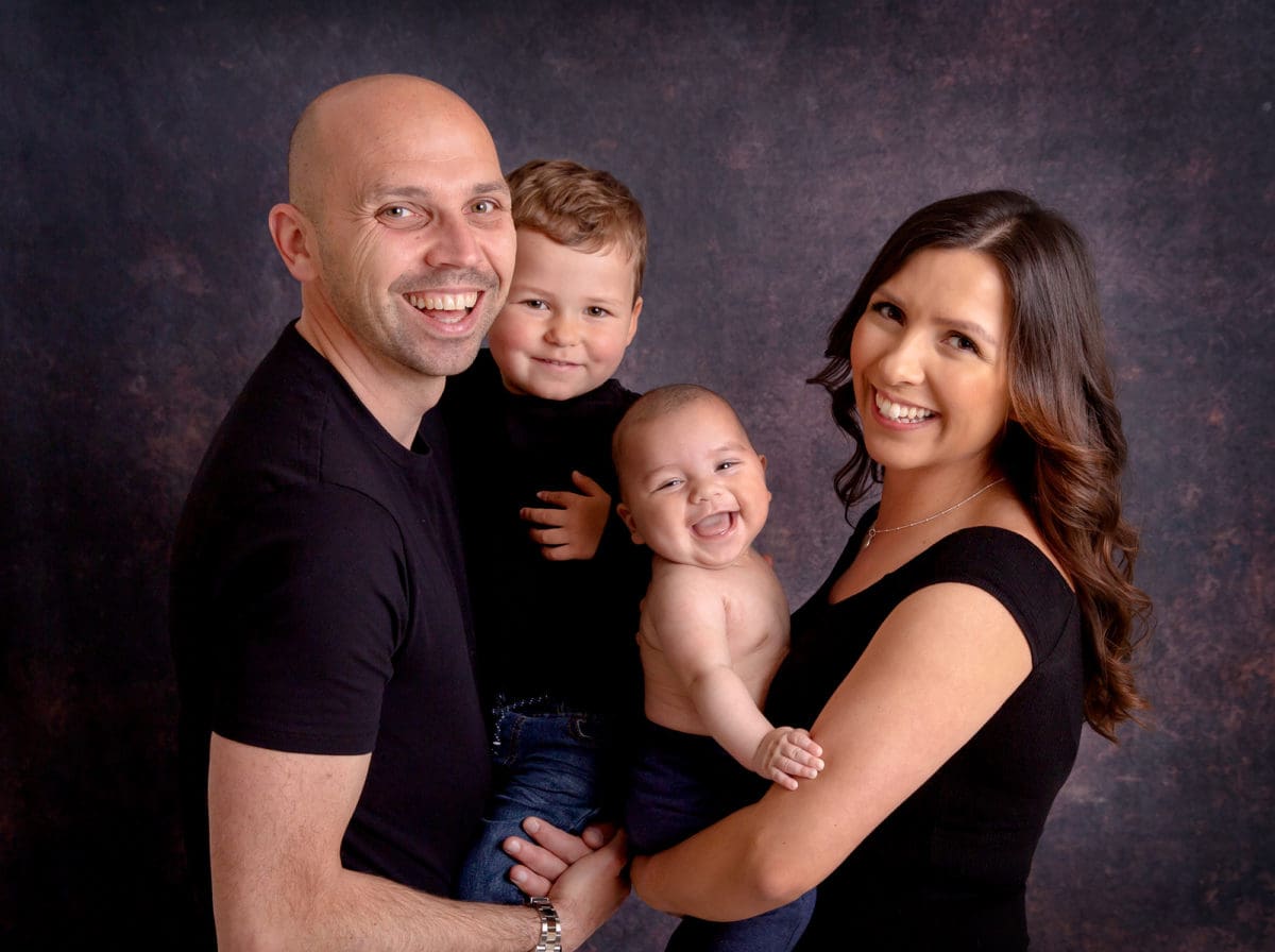 Group family portrait photograph